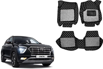 Autorepute Leather 7D Mat For  Hyundai Creta(Black)