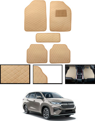 MSNP Leatherite Standard Mat For  Maruti Universal For Car(Beige)