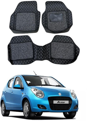 arneja trading company Leatherite 7D Mat For  Maruti Suzuki A-Star(Silver, Black)