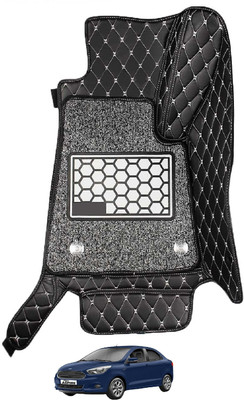 Euro Care Leatherite 7D Mat For  Ford Figo Aspire(Black)