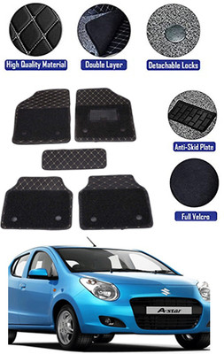 MATIES PVC 7D Mat For  Maruti Suzuki Universal For Car(Black)