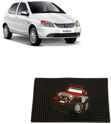 Arnejaa Rubber Standard Mat For  Tata Indicab(Black)