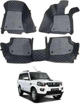 TOFIT ENTERPRISE Leather 7D Mat For  Mahindra Scorpio(Black)