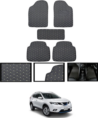 ABJD Leatherite Standard Mat For  Nissan Universal For Car(Black)