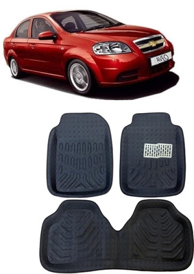 arneja trading company Polyutherine 3D Mat For  Chevrolet Aveo(Black)