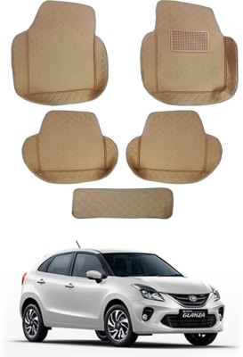 MATIES Leatherite 7D Mat For  Toyota Glanza(Beige)