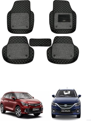 MATIES Leatherite 7D Mat For  Toyota Glanza(Black)