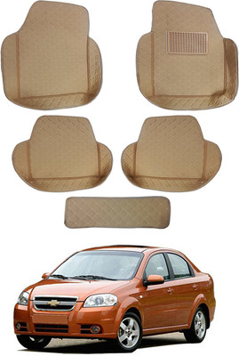 RKPSP Leatherite 7D Mat For  Chevrolet Aveo(Beige)
