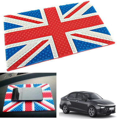 PEEPS STORE Rubber Tray Mat For  Hyundai Verna(Red, Blue)