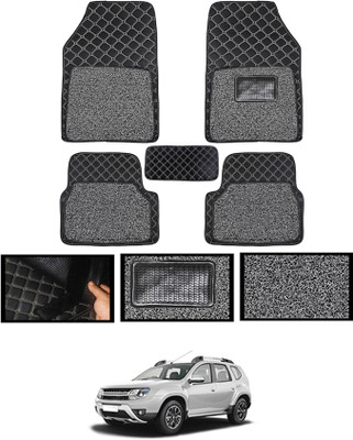 MATIES Leatherite 7D Mat For  Renault Duster(Black)