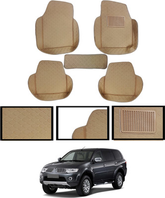 AYW Leatherite 7D Mat For  Mitsubishi Pajero(Beige)