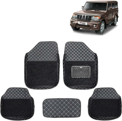 Kingsway Leatherite 7D Mat For  Mahindra Bolero(Black)