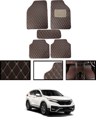 ABJD Leatherite Standard Mat For  Honda CRV(Brown)