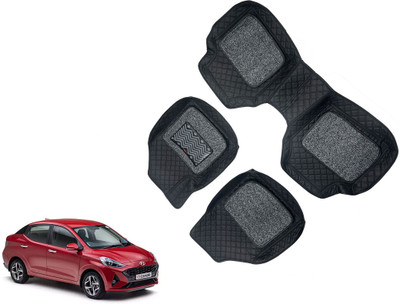 AUTO PEARL Leatherite 7D Mat For  Hyundai Aura(Black)