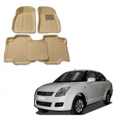 KBTR Plastic 3D Mat For  Maruti Suzuki Swift Dzire(Beige)