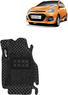 Kingsway Leatherite 7D Mat For  Hyundai Grand i10(Black)