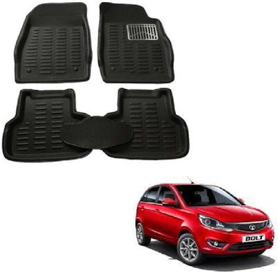 ROSHNEER ENTERPRISES PVC 3D Mat For  Tata Bolt(Black)