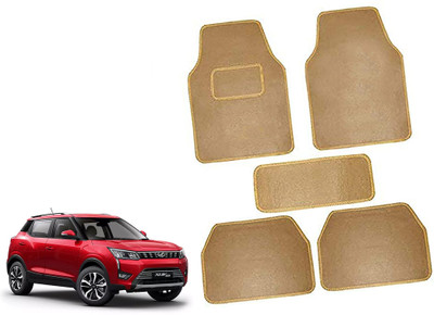 AUTO PEARL Polyester Standard Mat For  Mahindra XUV 500(Beige)