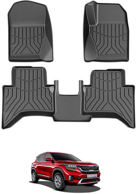RKPSP PVC Tray Mat For  Kia Seltos(Black)