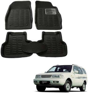 ROSHNEER ENTERPRISES PVC 3D Mat For  Tata Safari Dicor(Black)