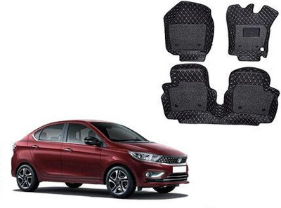 Autorepute Leather 7D Mat For  Tata Tigor(Black)