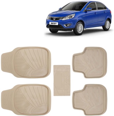 Kingsway PVC Tray Mat For  Tata Zest(Beige)