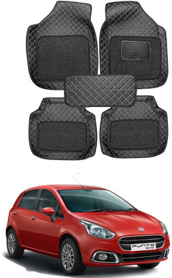 arneja trading company Leatherite 7D Mat For  Fiat Punto(Black)