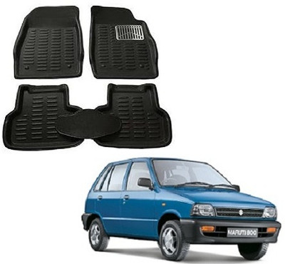 KBTR PVC 3D Mat For  Maruti 800(Black)