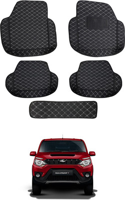 MATIES Leatherite 7D Mat For  Mahindra Nuvosport(Black)