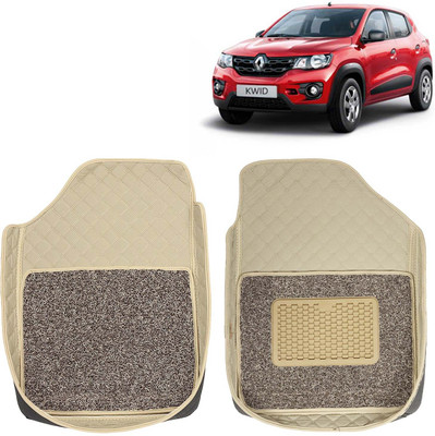 Kingsway Leatherite 7D Mat For  Renault Kwid(Beige)