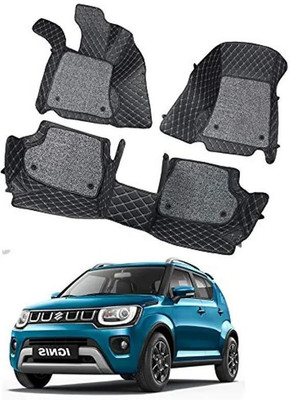 onefit enterprises Leatherite 7D Mat For  Maruti Suzuki Ignis(Black)