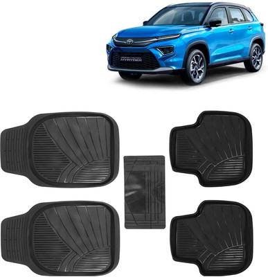 Kingsway PVC Tray Mat For  Toyota Urban Cruiser Hyryder(Black)