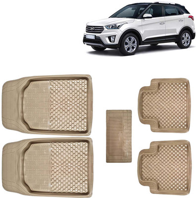 Kingsway PVC Tray Mat For  Hyundai Creta(Beige)