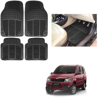 ROSHNEER ENTERPRISES Rubber Standard Mat For  Mahindra Xylo(Black)