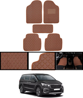 ABJD Leatherite Standard Mat For  Kia Carnival(Orange)