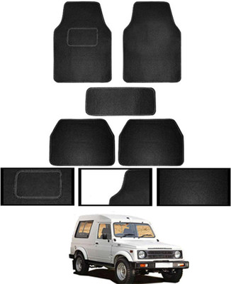 ABJD Fabric Standard Mat For  Maruti Suzuki Gypsy(Black)