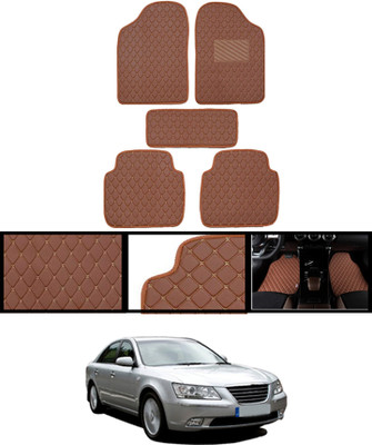 MATIES Leatherite Standard Mat For  Hyundai Elantra(Brown)
