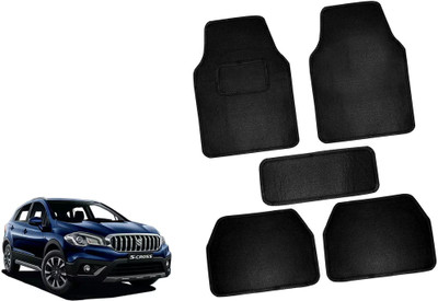 AUTO PEARL Polyester Standard Mat For  Maruti S-Presso(Black)