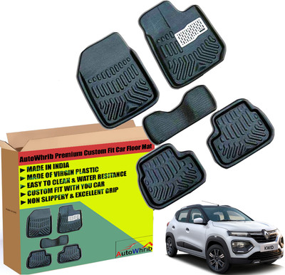 Autowhrib Plastic 3D Mat For  Renault Kwid(Black)