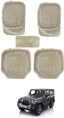 AuTO ADDiCT PVC Tray Mat For  Mahindra Thar(Beige)
