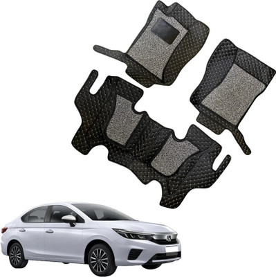 VIAZ VENTURES Leatherite 7D Mat For  Honda New City(Black)