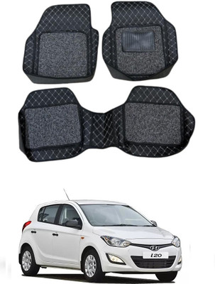 Arnejaa Leatherite 7D Mat For  Hyundai i20(Black)