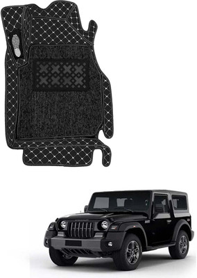 COSMOGEAR Leatherite 7D Mat For  Mahindra Thar(Black)