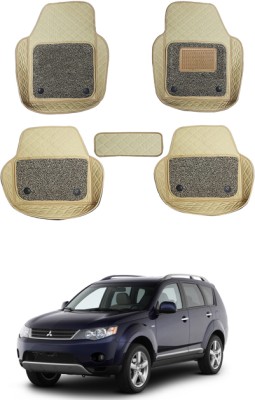 AYW Leatherite 7D Mat For  Mitsubishi Outlander(Beige)