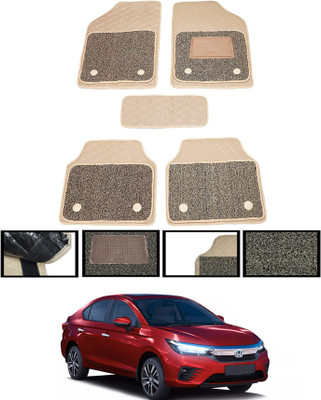 MSNP Leatherite 7D Mat For  Honda Universal For Car(Beige)