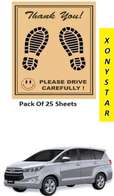 XONYSTAR Paper Disposable Paper Mat For  Universal For Car(Brown)