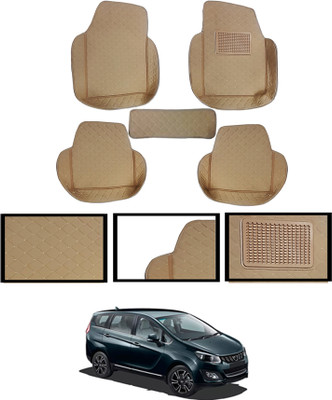MSNP Leatherite 7D Mat For  Mahindra Marazzo(Beige)