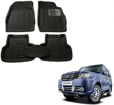 ROSHNEER ENTERPRISES PVC 3D Mat For  Tata Sumo Grand(Black)