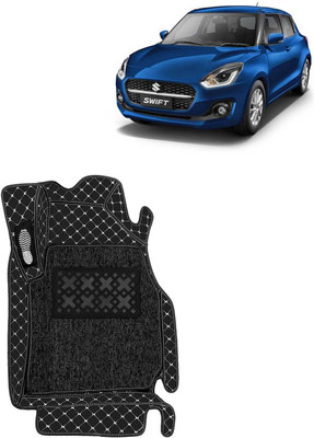 Kingsway Leatherite 7D Mat For  Maruti Suzuki Swift(Black)