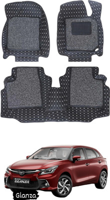FF TRADERS Leatherite 7D Mat For  Toyota Glanza(Black, Silver)